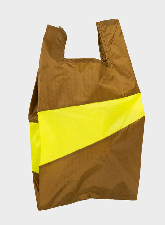 The New Shopping Bag Make & Fluo Yellow Large