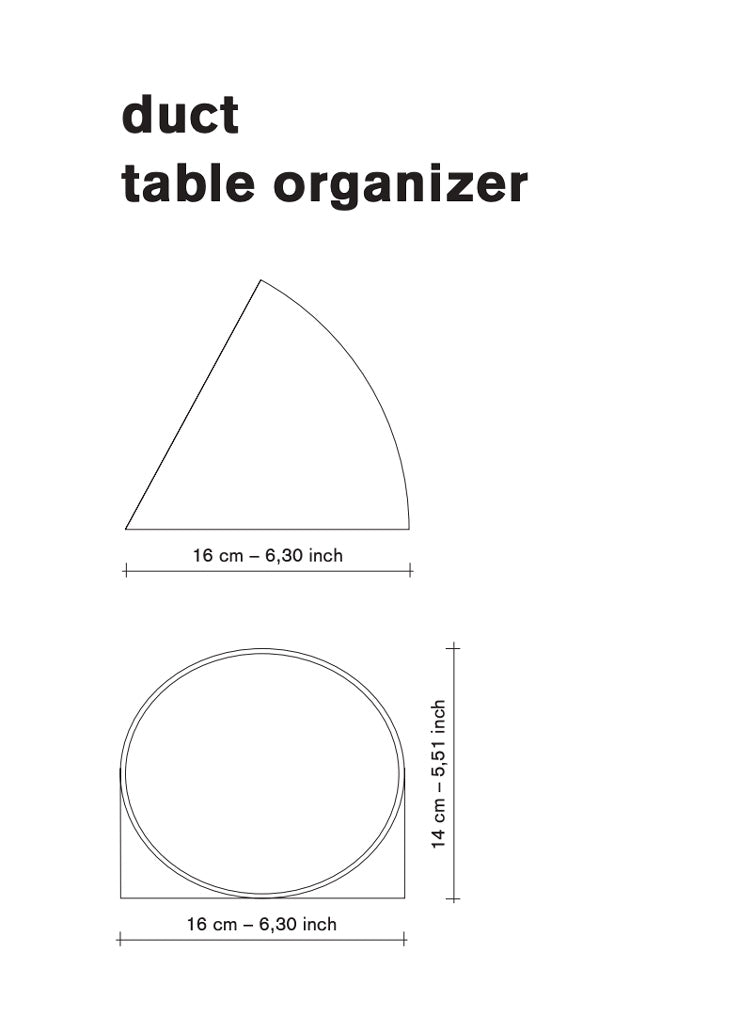 Porcelain Table Organizer, White - Destroyers Builders