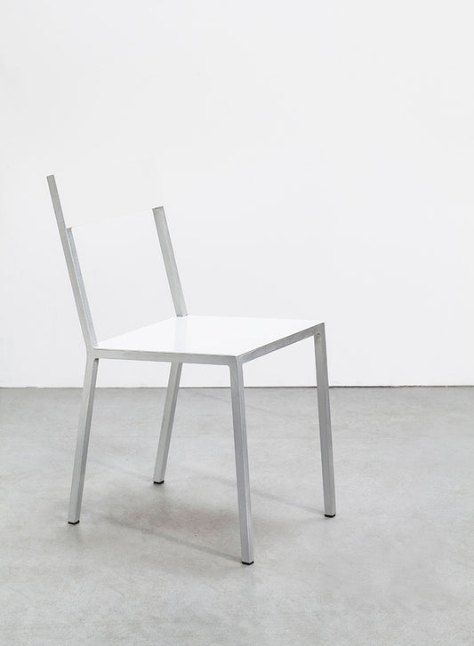 Alu Chair, White Seat, White Back