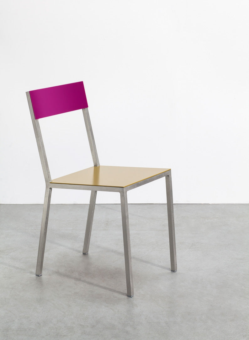 Alu Chair, Curry Seat, Candy Purple Back - Muller van Severen