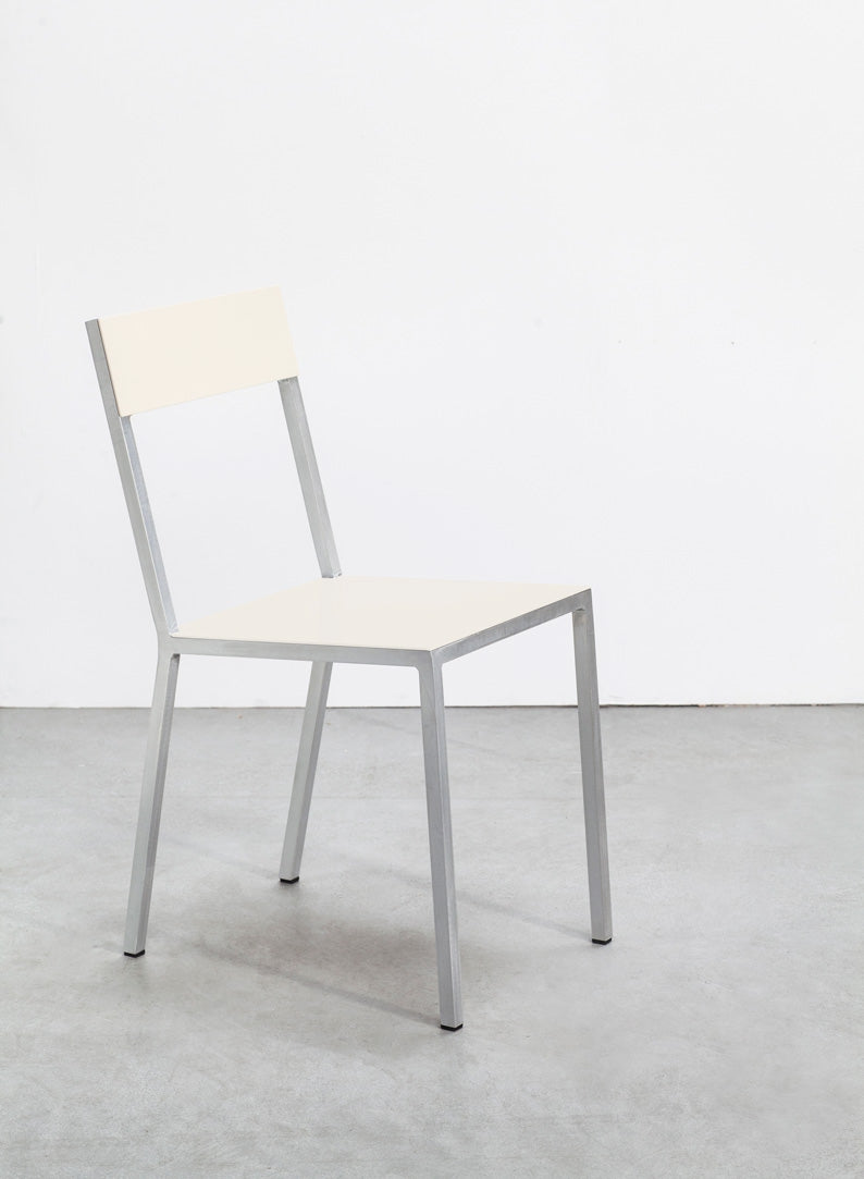 Alu Chair, Ivory Seat, Ivory Back